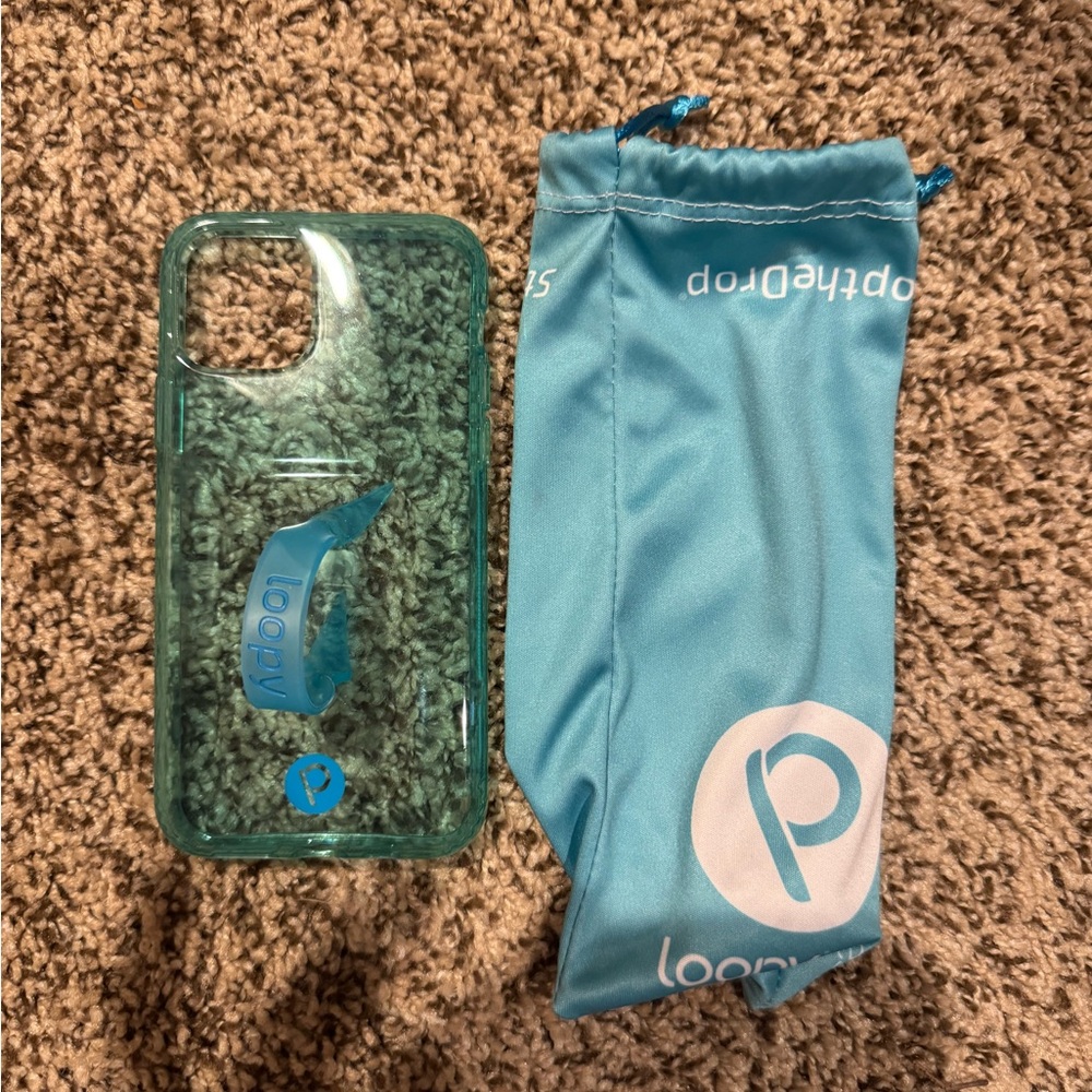 Loopy iPhone 11 Pro Phone Case - Neon Blue